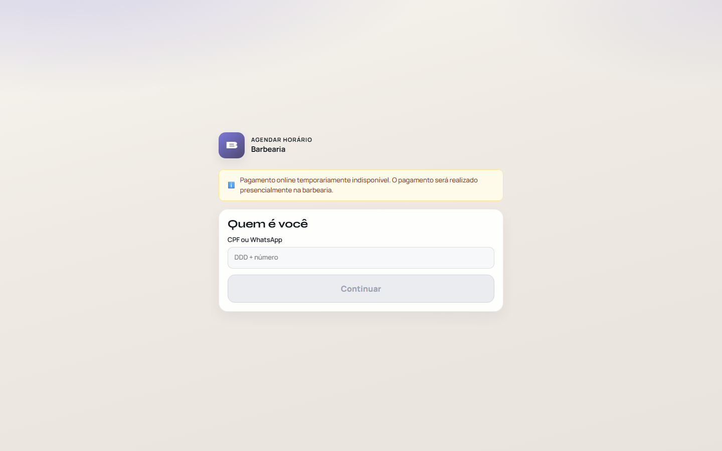 Agendamento Online Público
